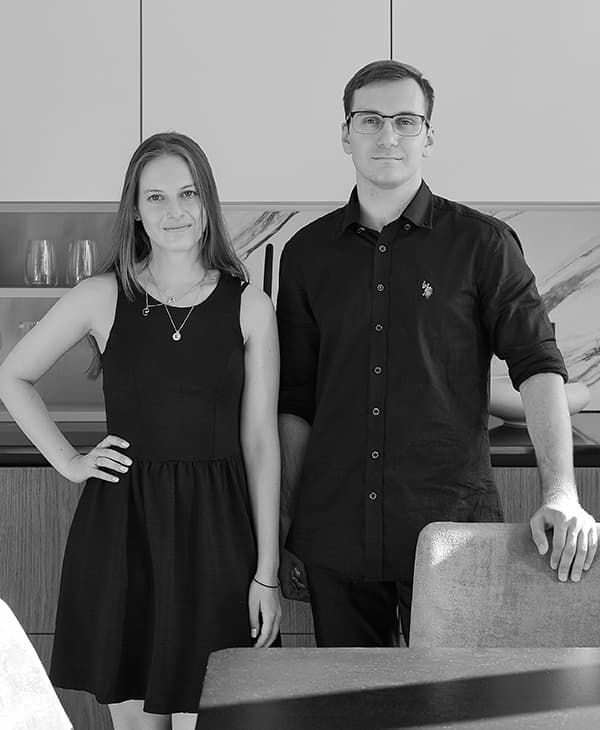 Елизавета Райгородская и Александр Плутяков, основатели архитектурной студии A&ES