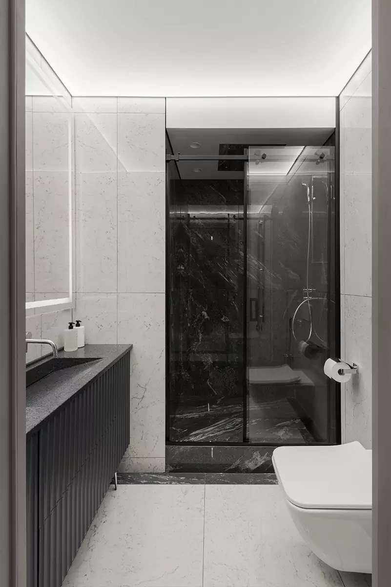 Разнообразие фактур в интерьере трехэтажного таунхауса в Одинцово — проект Натальи Чусовой и Марии Вакар