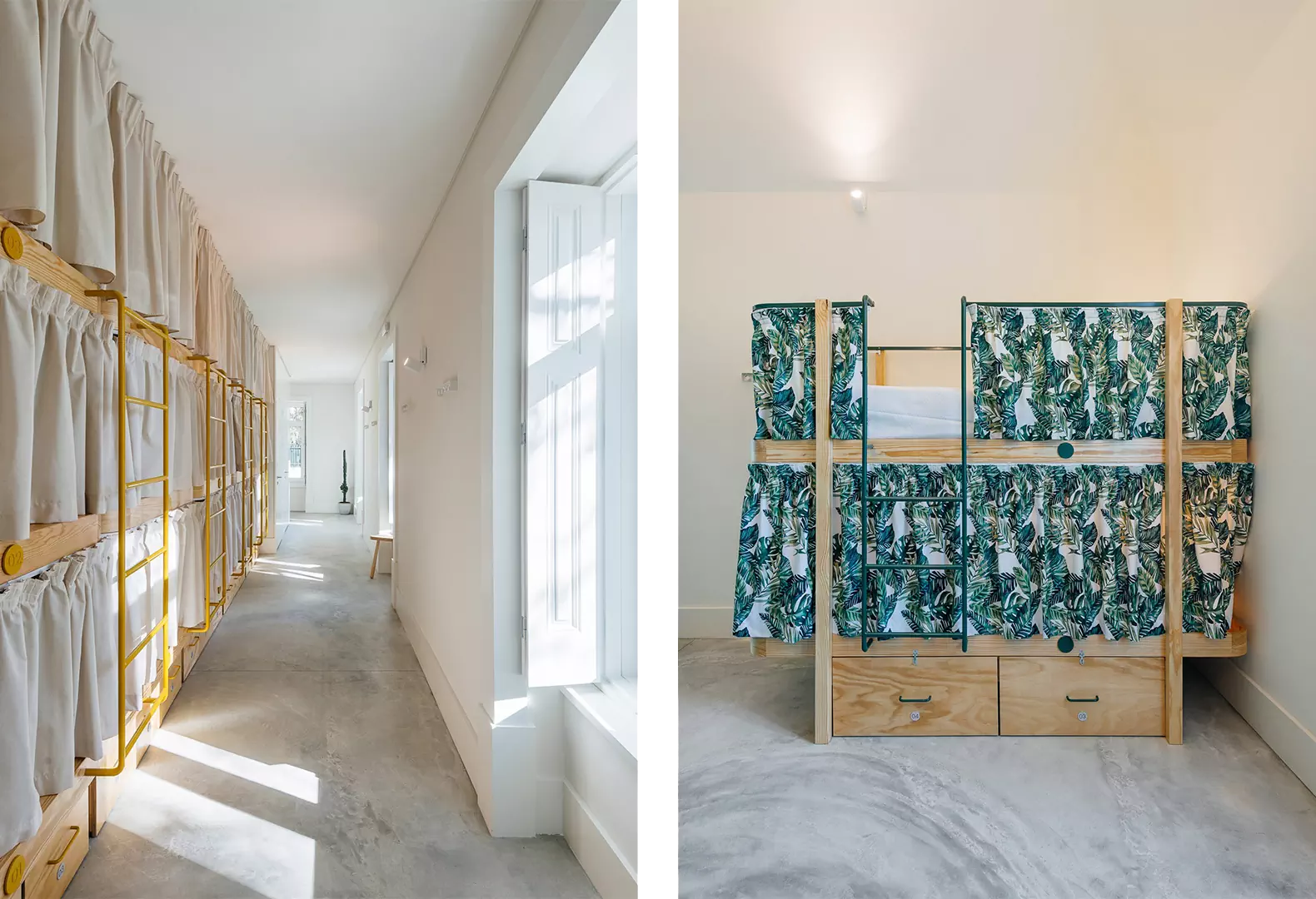 Хостел в бывшем семейном коттедже, Кашкайш, Проект Aurora Arquitectos и Furo. Фото: Do Mal o Menos