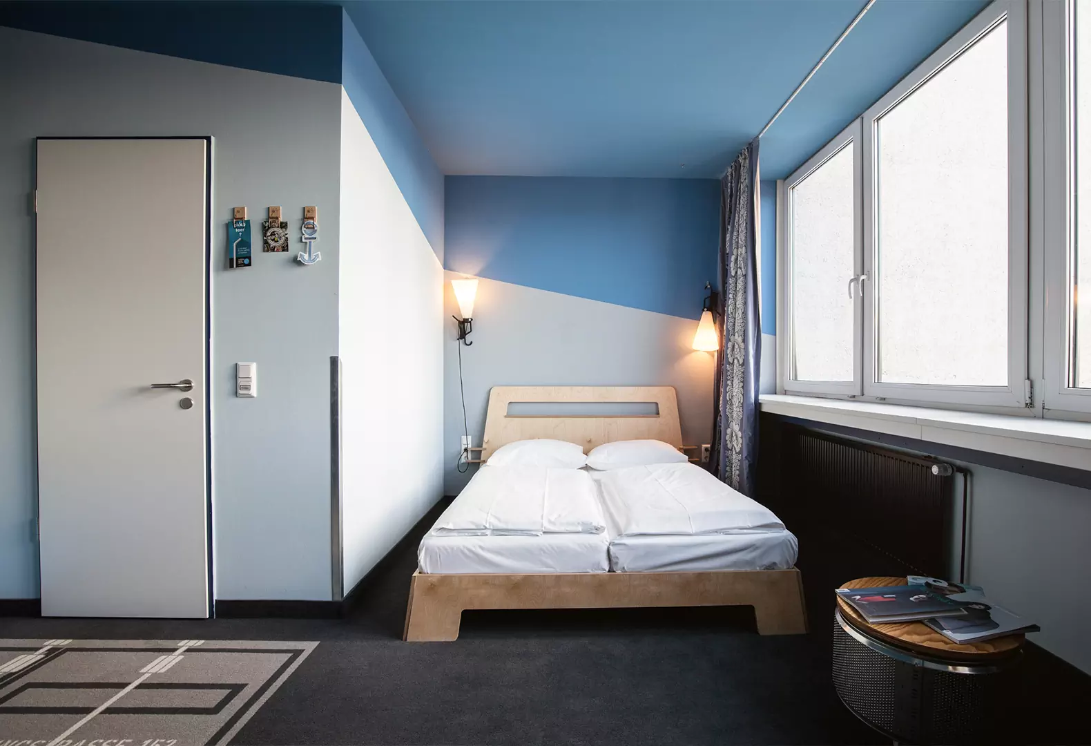 Superbude, Гамбург, Дизайн Dreimeta. Фото: Superbude Hostel