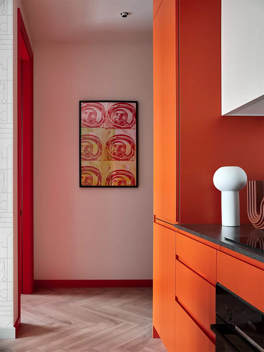 Праздничный интерьер столичной квартиры под сдачу в аренду — проект Владимира Афанасьева