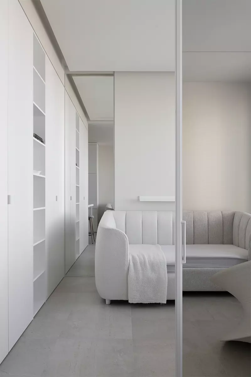 Располагающий к отдыху интерьер небольших апартаментов для дизайнера — проект Юлии Сорокиной