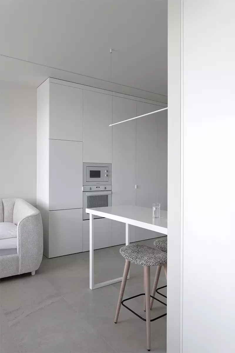 Располагающий к отдыху интерьер небольших апартаментов для дизайнера — проект Юлии Сорокиной