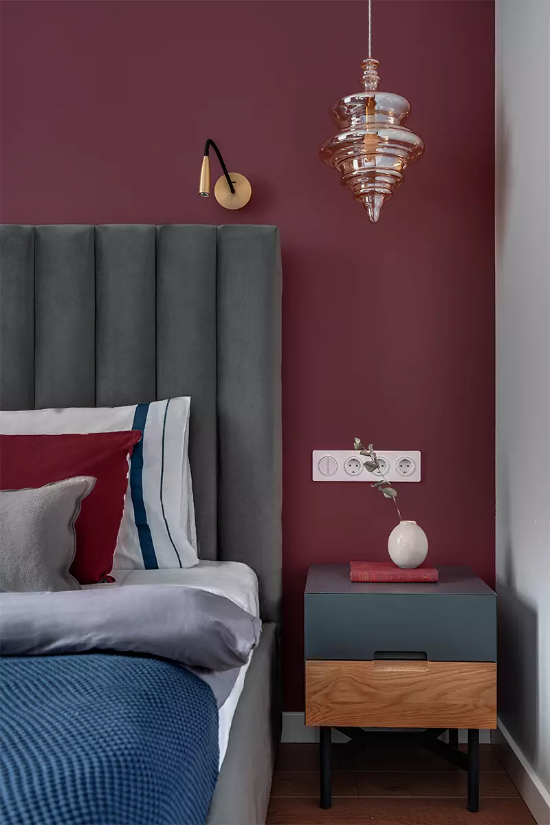 Вкрапления цвета в интерьере квартиры для семьи с тремя детьми — проект Ксении Харламовой