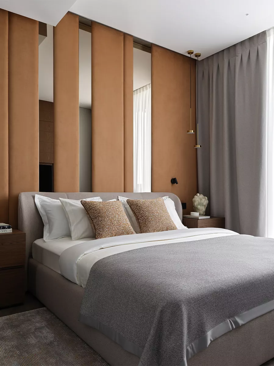 Спокойный интерьер московских апартаментов для молодой девушки — проект студии A&ES