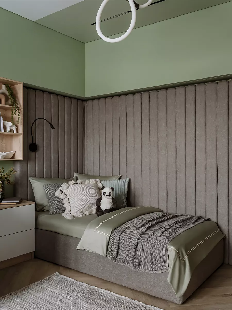 Расслабленная палитра и натуральные материалы в интерьере большой квартиры — проект студии дизайна ROOM