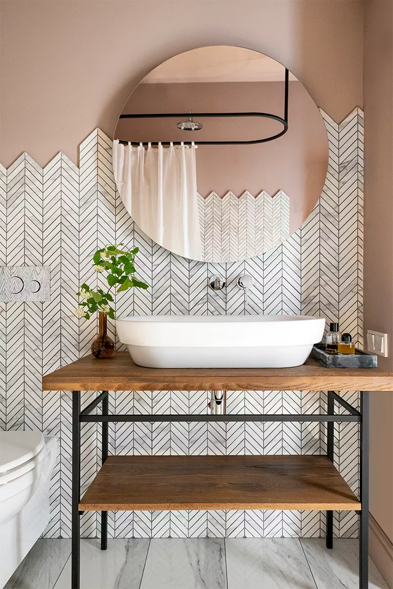 Винтажные детали в интерьере квартиры в дореволюционном доходном доме — проект Кирилла Савченкова и Оксаны Бажиной