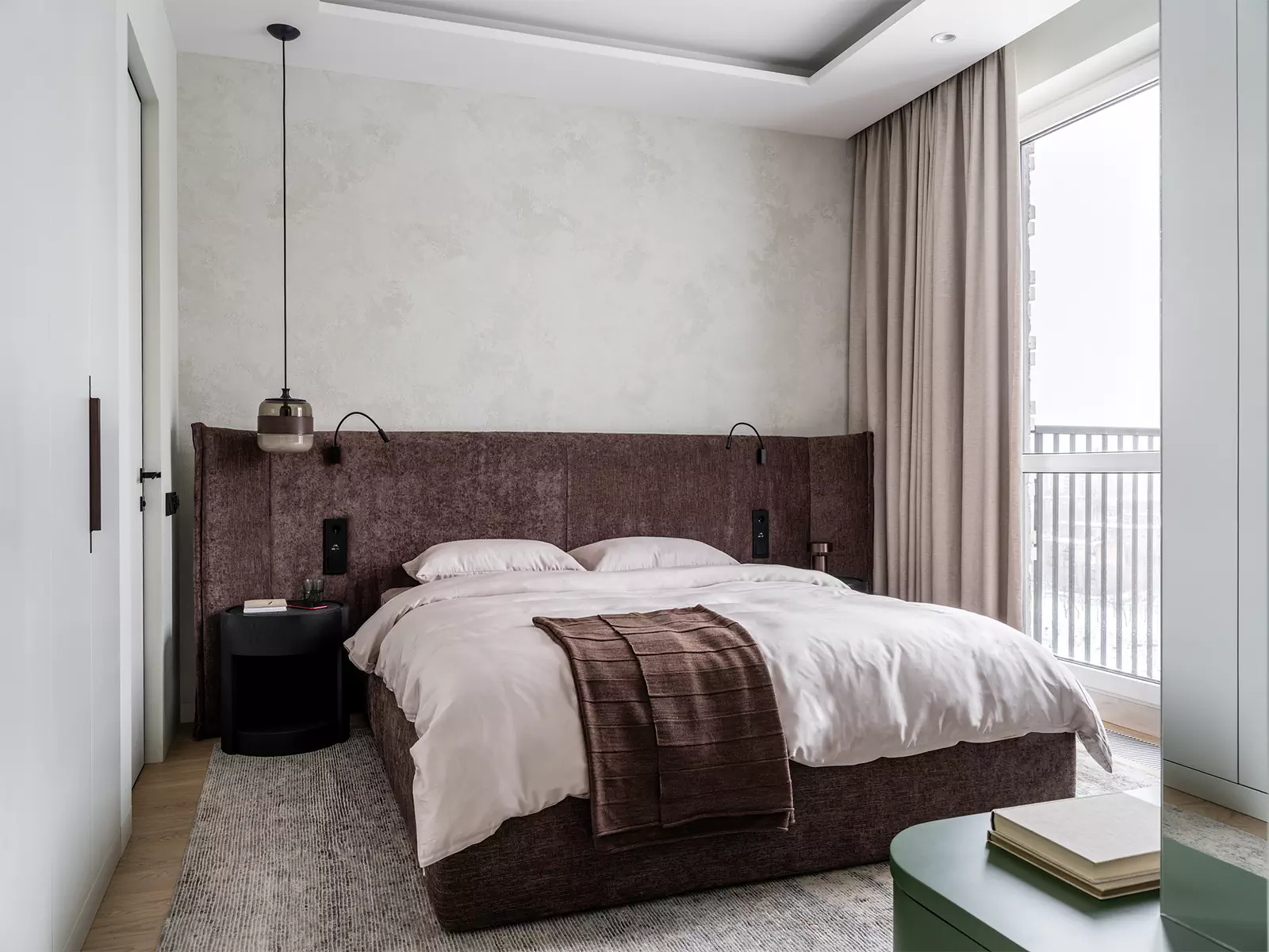 Динамичные решения в спокойном интерьере квартиры для молодого человека — проект студии ANDdesign