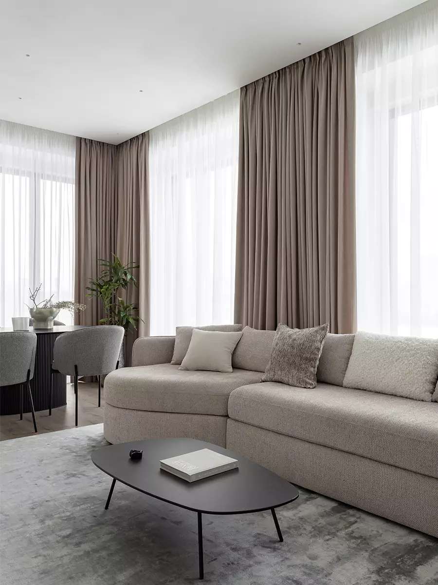 Вневременные решения в интерьере квартиры для сдачи в аренду — проект Алены Герасимовой