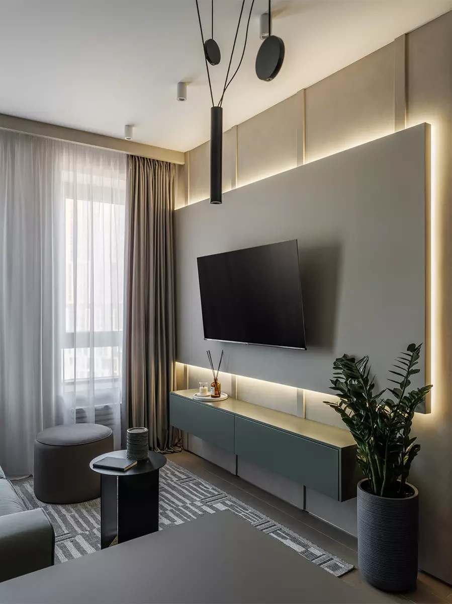 Функциональный интерьер маленькой московской квартиры — проект Дарьи Сатиной