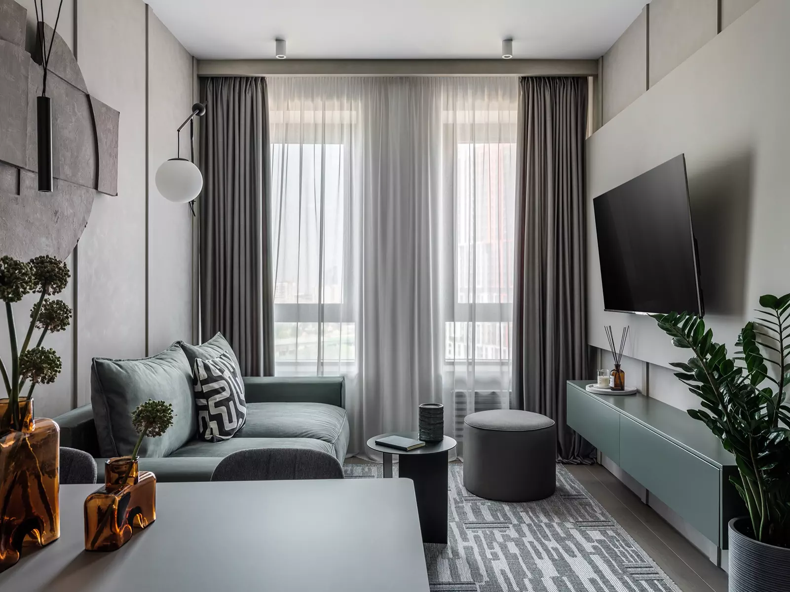 Функциональный интерьер маленькой московской квартиры — проект Дарьи Сатиной