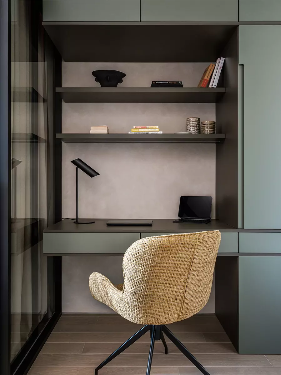 Функциональный интерьер маленькой московской квартиры — проект Дарьи Сатиной