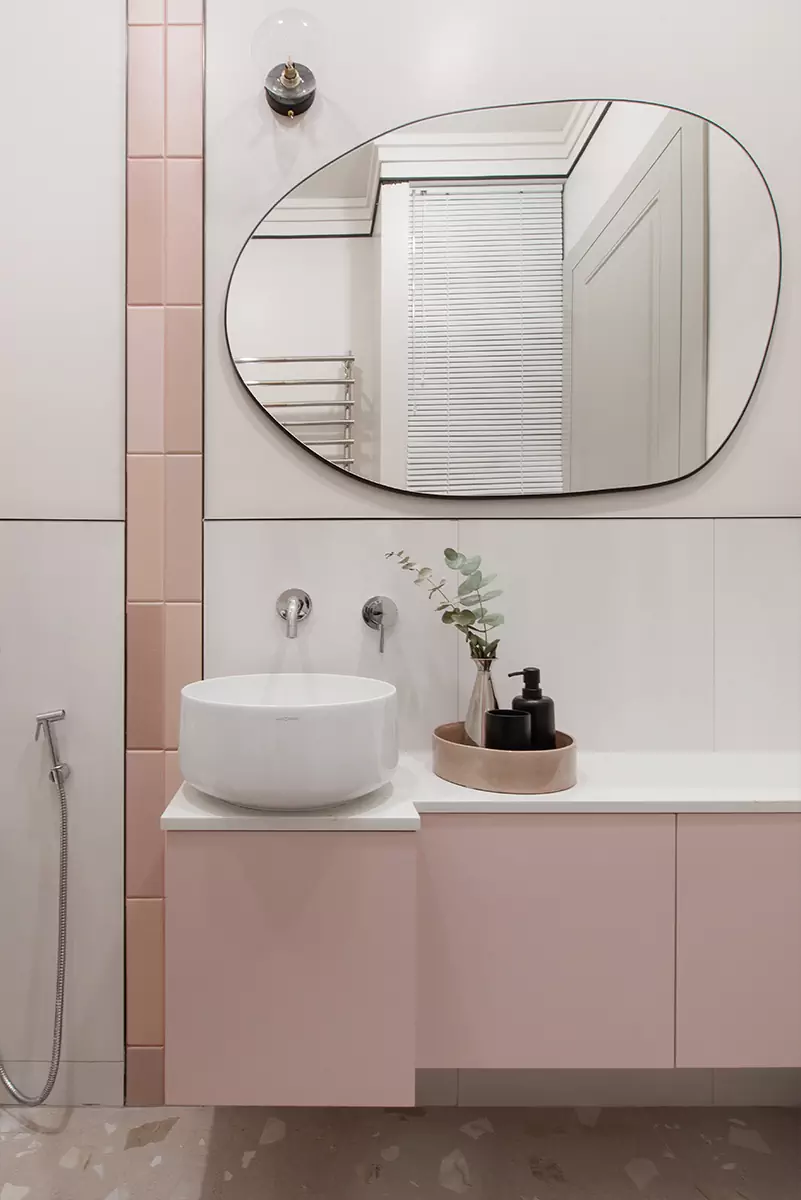 Бархатистые полутона в интерьере квартиры для мамы с дочкой — проект Екатерины Владимировой