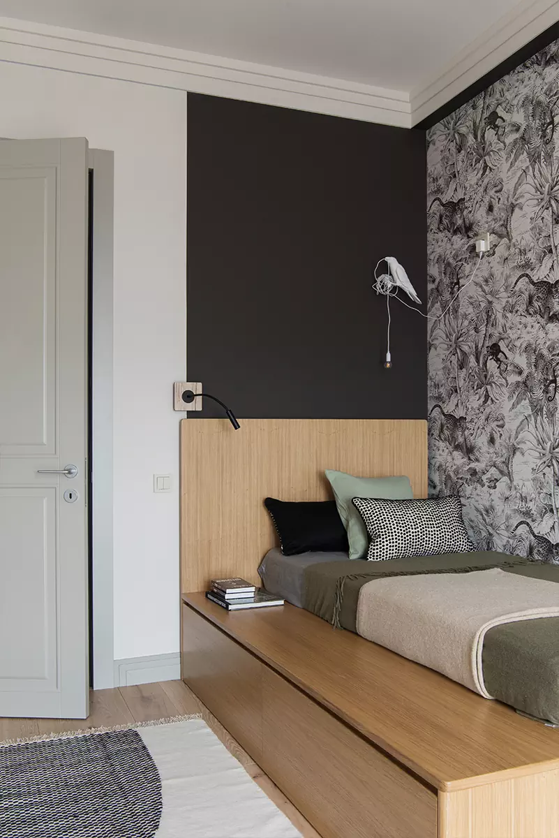 Бархатистые полутона в интерьере квартиры для мамы с дочкой — проект Екатерины Владимировой