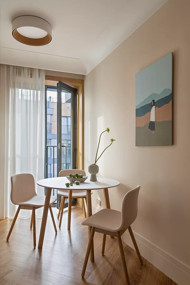 Палитра Балтийского моря в уютном зеленоградском апарт-отеле — проект Александра Лузгина