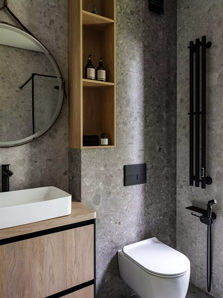 Универсальный и сдержанный интерьер одноэтажного дома в Подмосковье — проект Давида Мерденова