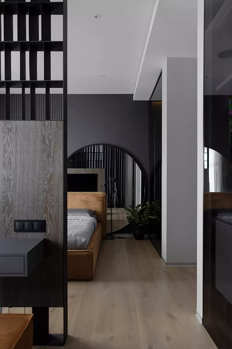 Брутальный, но чувственный интерьер пентхауса с открытой террасой — проект Insight-Studio