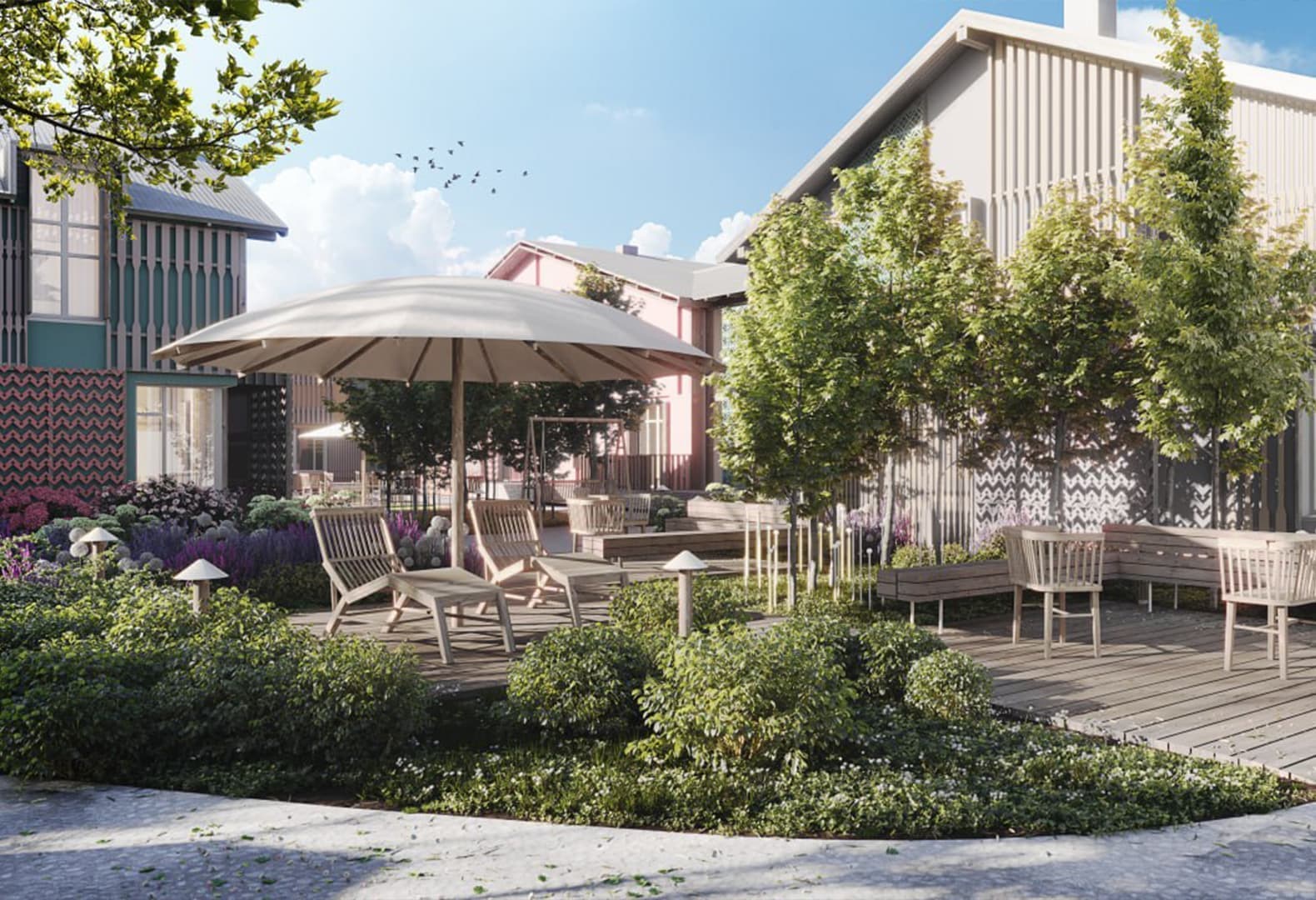 Проект благоустройства пансионата «Измалково», бюро Basis