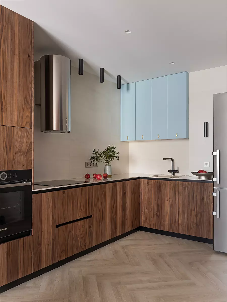 Эффектный интерьер квартиры для жизнерадостной женщины из Тольятти — проект Светланы Сапрыкиной