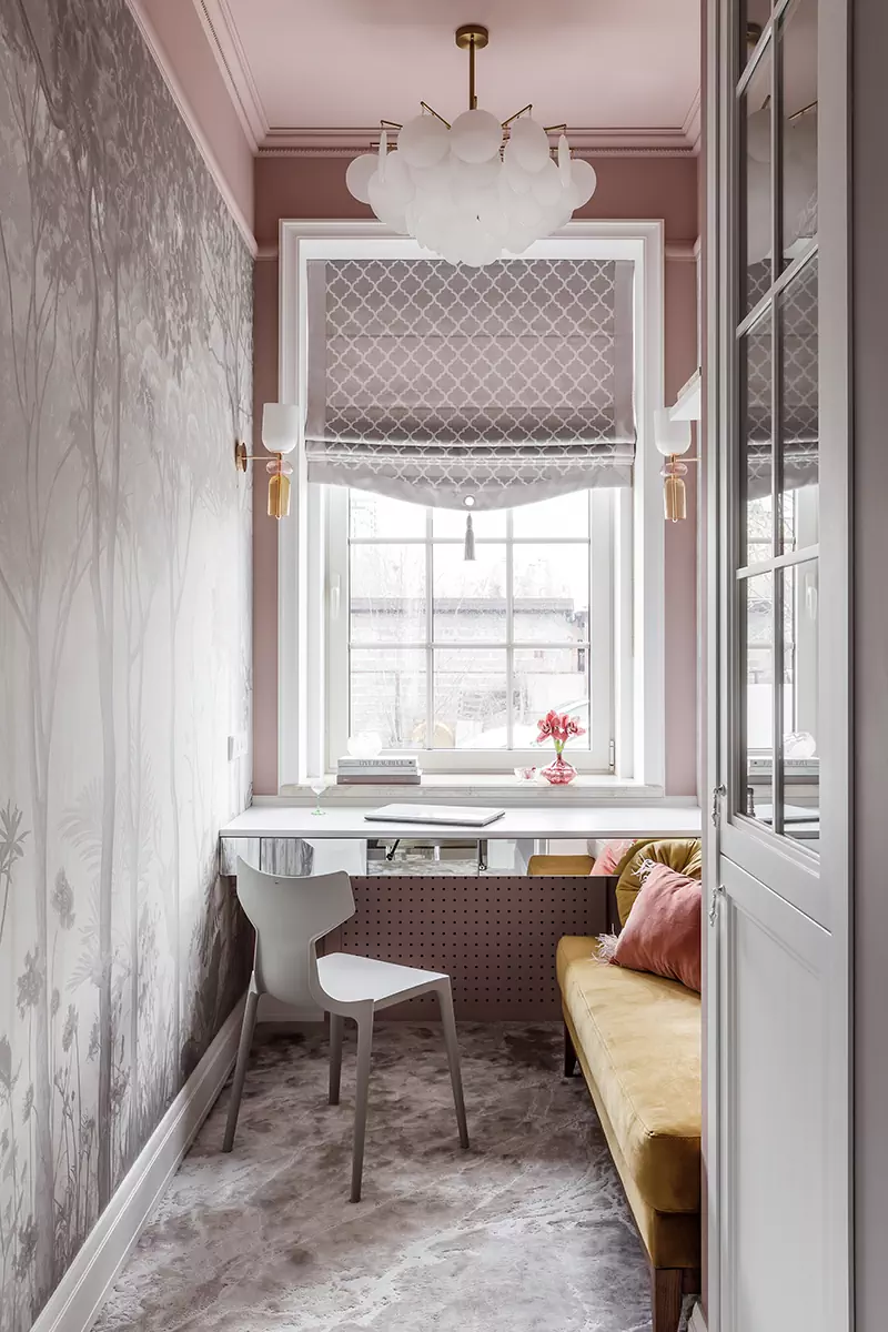 Интерьер семейного дома с французским настроением и библиотекой в английском стиле — проект Ларисы Зверевой