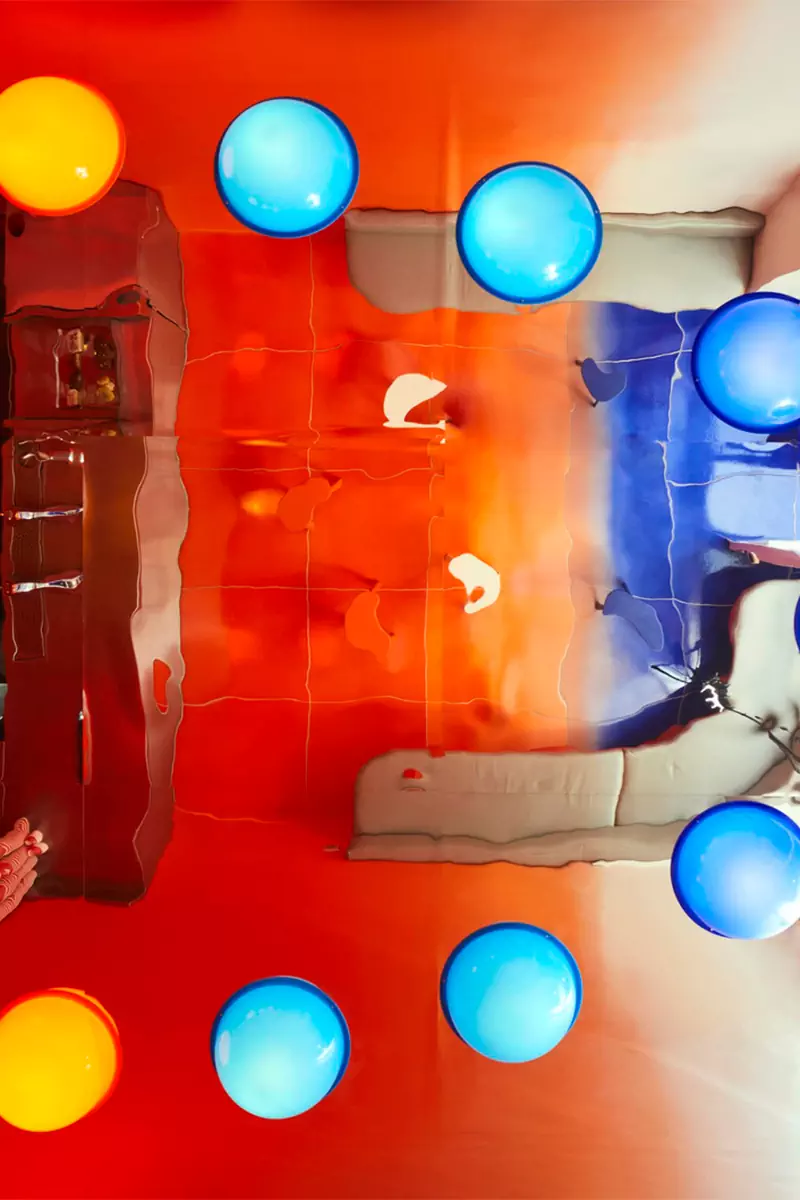 Ретро-футуристичная атмосфера в интерьере модной парижской кофейни — проект коллектива Uchronia