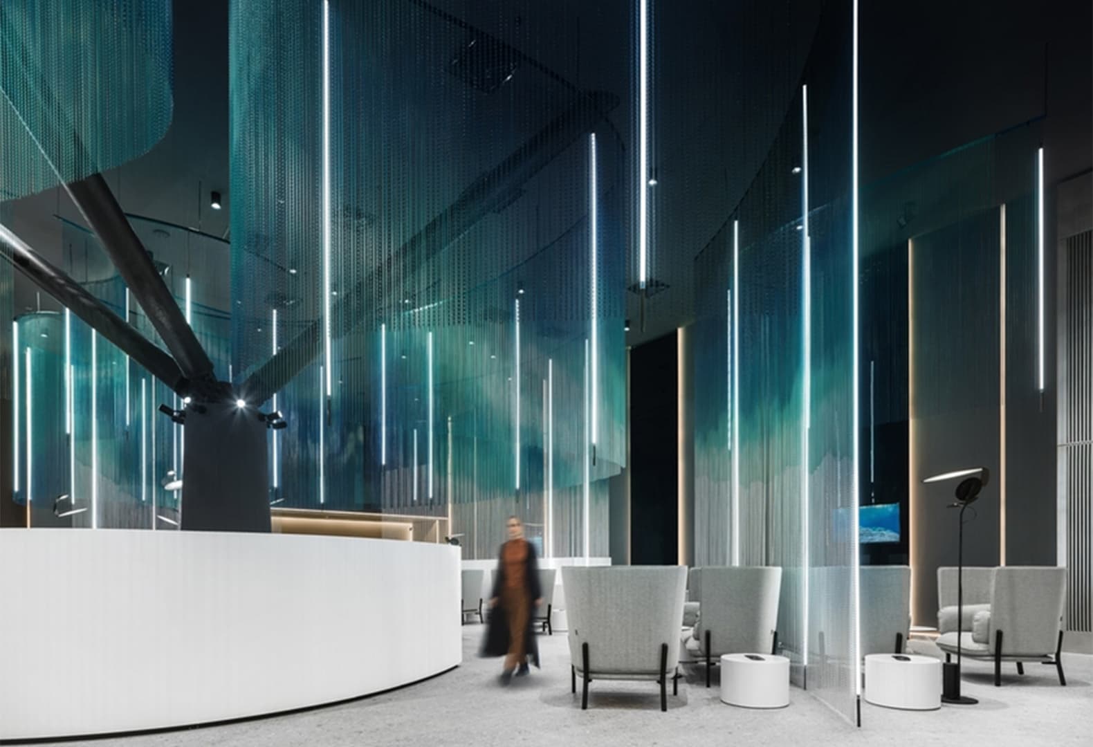 Бизнес-зал «Северное сияние» в аэропорту Нового Уренгоя. Фото: Дмитрий Чебаненко