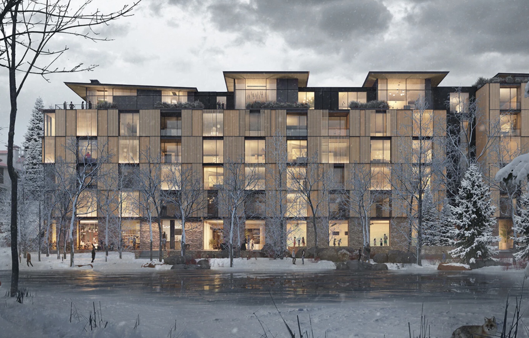 Студия Olson Kundig построит отель Four Seasons в отдаленном горном городке