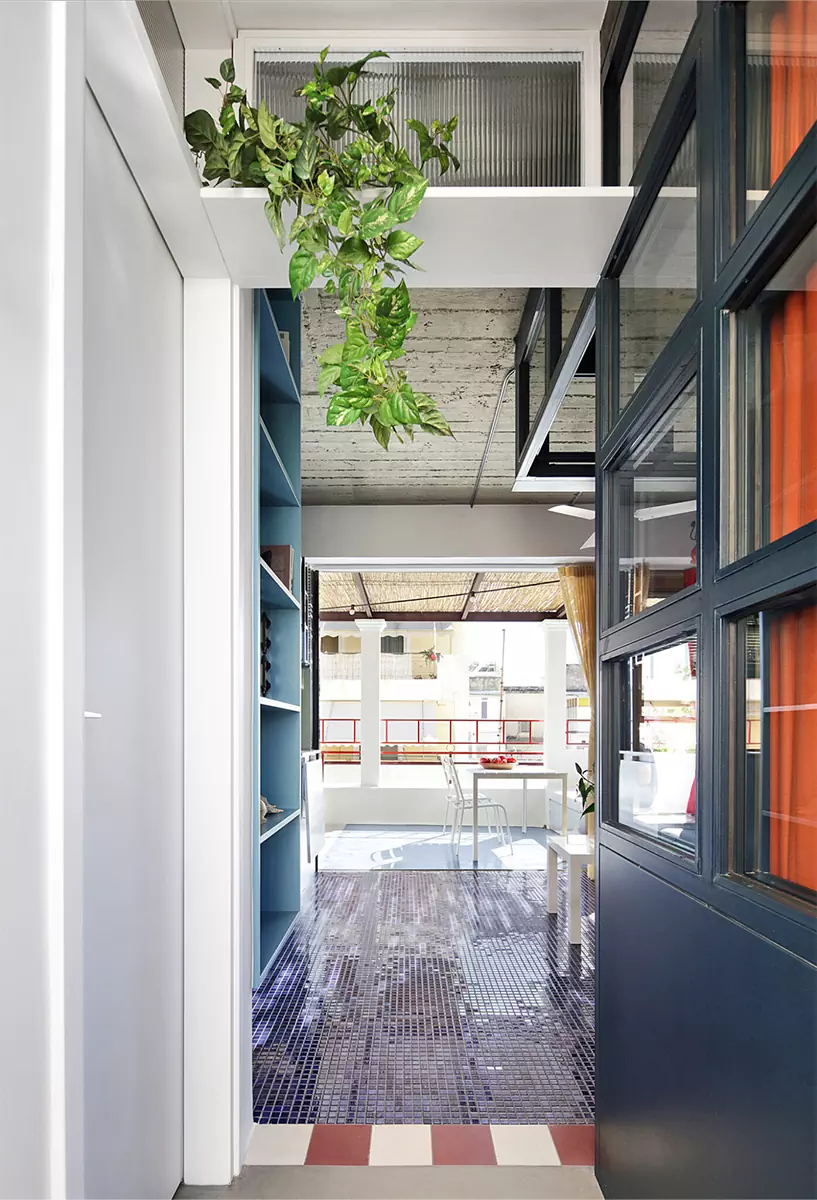 Интерьер эклектичной квартиры площадью 22 квадратных метра для тех человек — проект студии Point Supreme