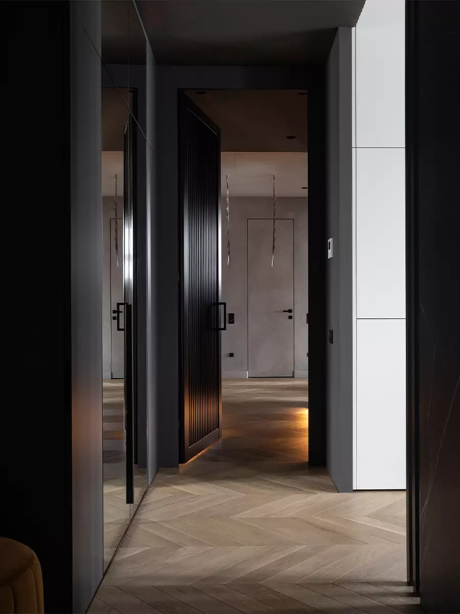 Ритмичные детали и продуманное зонирование в квартире для семьи дизайнера интерьера — проект Светланы Михайловой