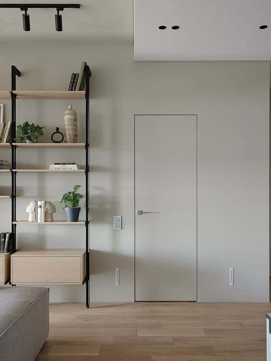 Интерьер квартиры для молодого человека, вдохновленный образом реки — проект Татьяны Ершовой