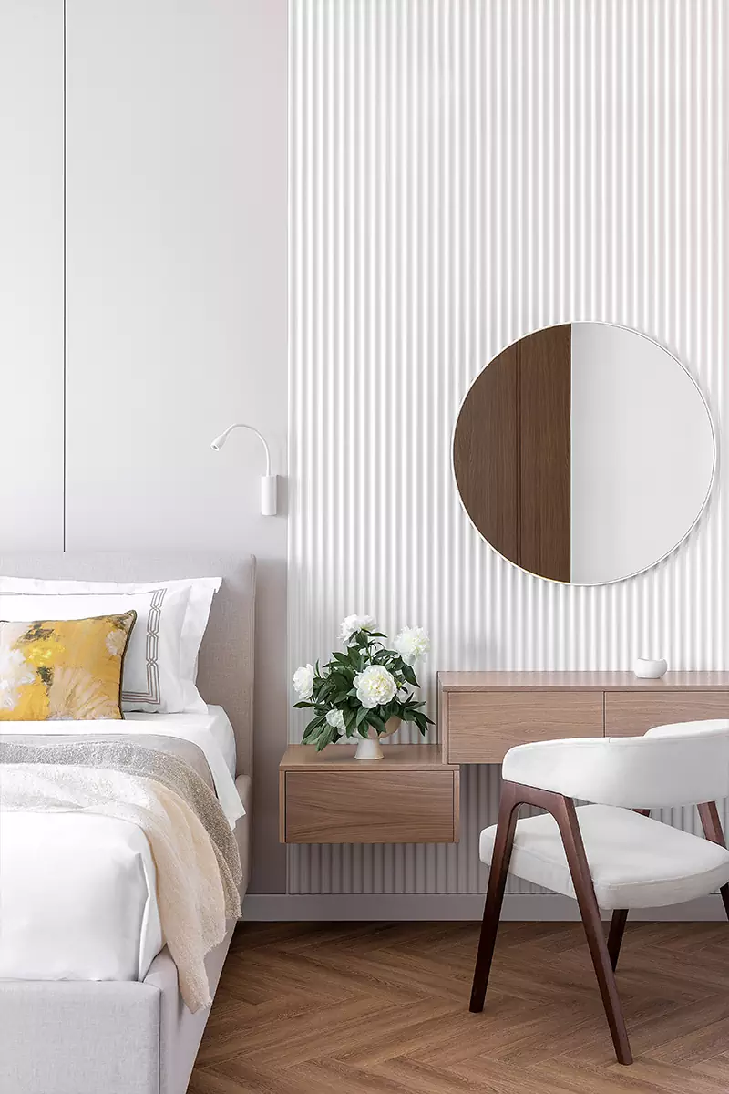 Ничего лишнего: сдержанный интерьер коттеджа для небольшой семьи — проект Оксаны Жердевой