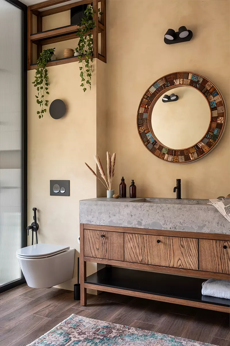 Творческий и экспрессивный интерьер дома с азиатскими мотивами — проект Константина Колесова