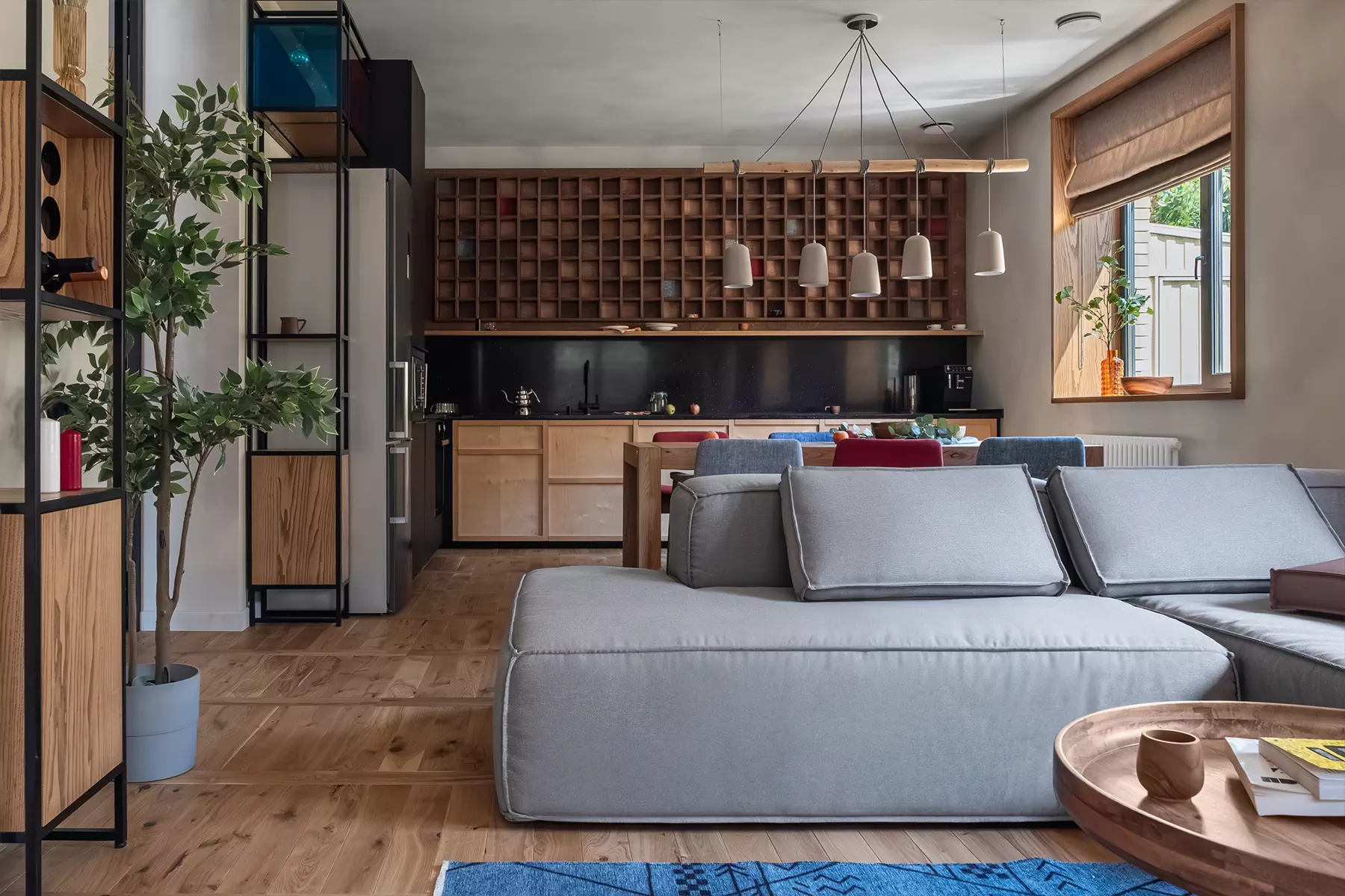 Творческий и экспрессивный интерьер дома с азиатскими мотивами — проект Константина Колесова