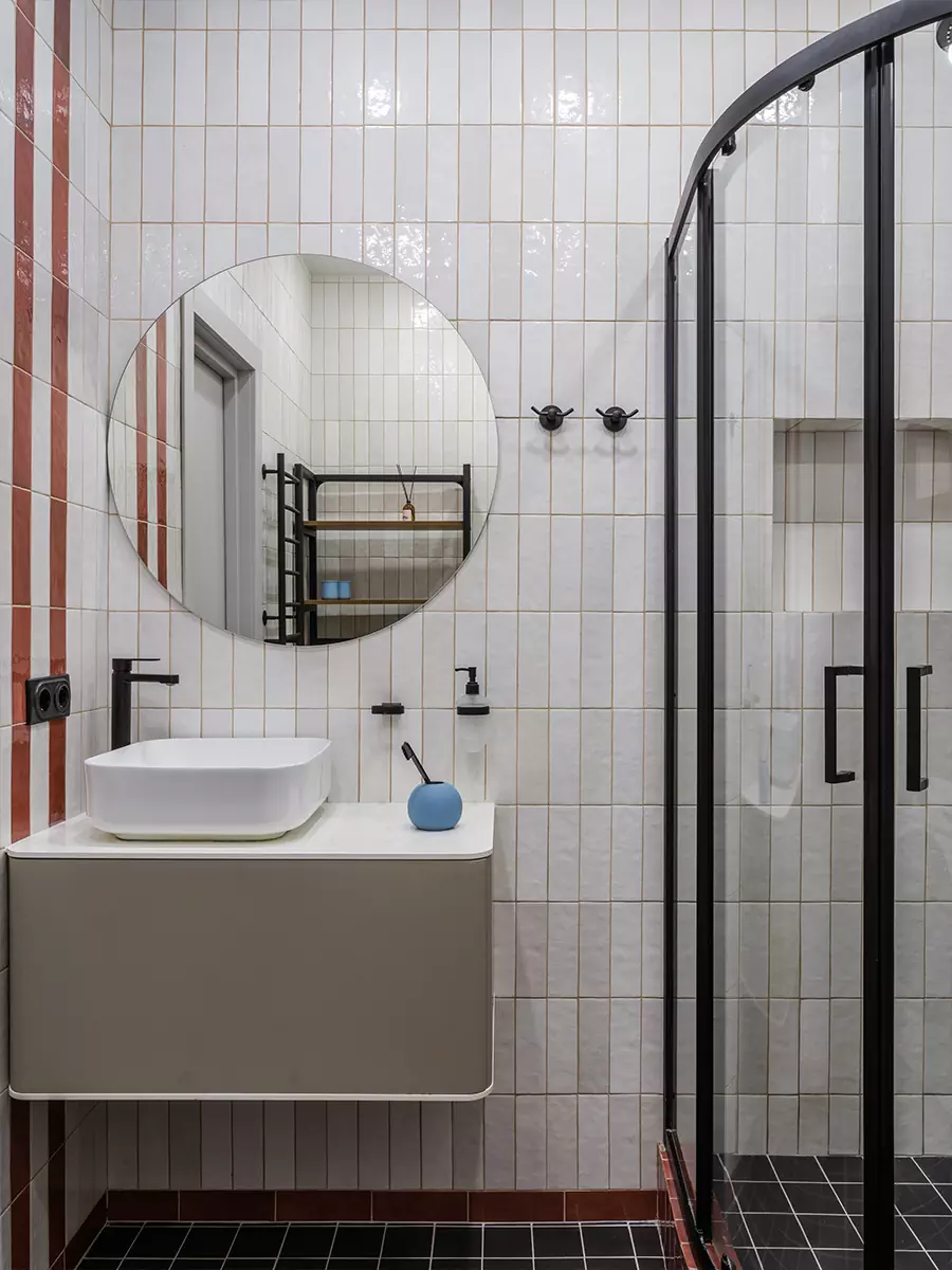 Красочный интерьер квартиры для сдачи в аренду в оживленном подмосковном районе — проект Екатерины Плаховой