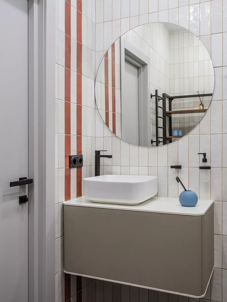 Красочный интерьер квартиры для сдачи в аренду в оживленном подмосковном районе — проект Екатерины Плаховой