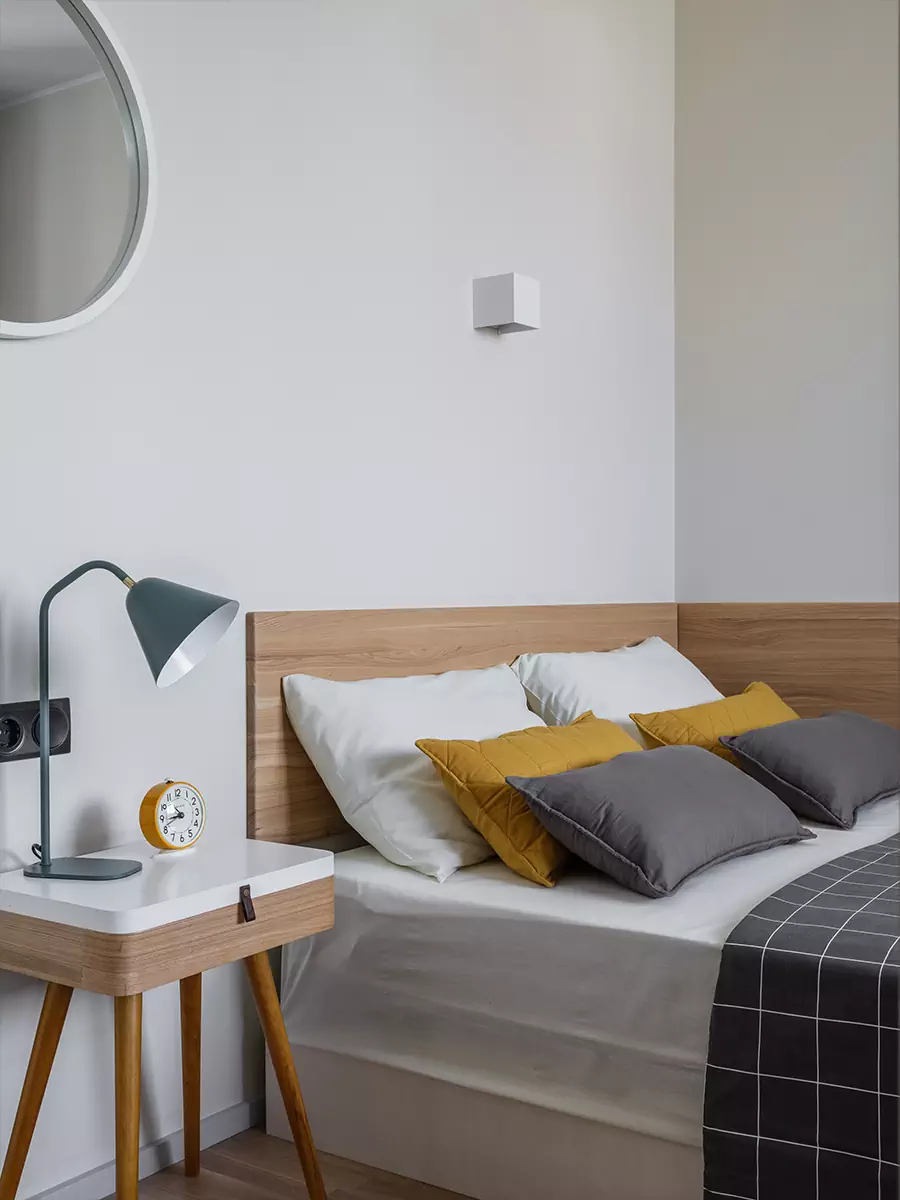 Красочный интерьер квартиры для сдачи в аренду в оживленном подмосковном районе — проект Екатерины Плаховой