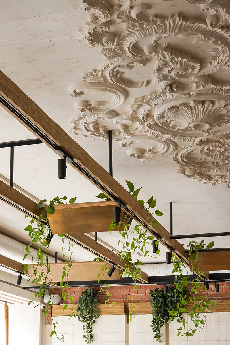 Интерьер петербургского ресторана, вдохновленный творениями Карло Скарпы — проект PAUM Design