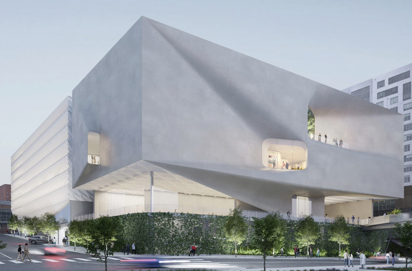 Бюро Diller Scofidio + Renfro расширит свое здание музея The Broad