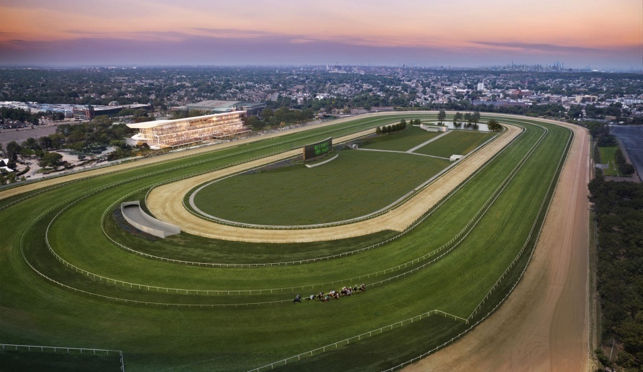 В Нью-Йорке реконструируют ипподром Belmont Park