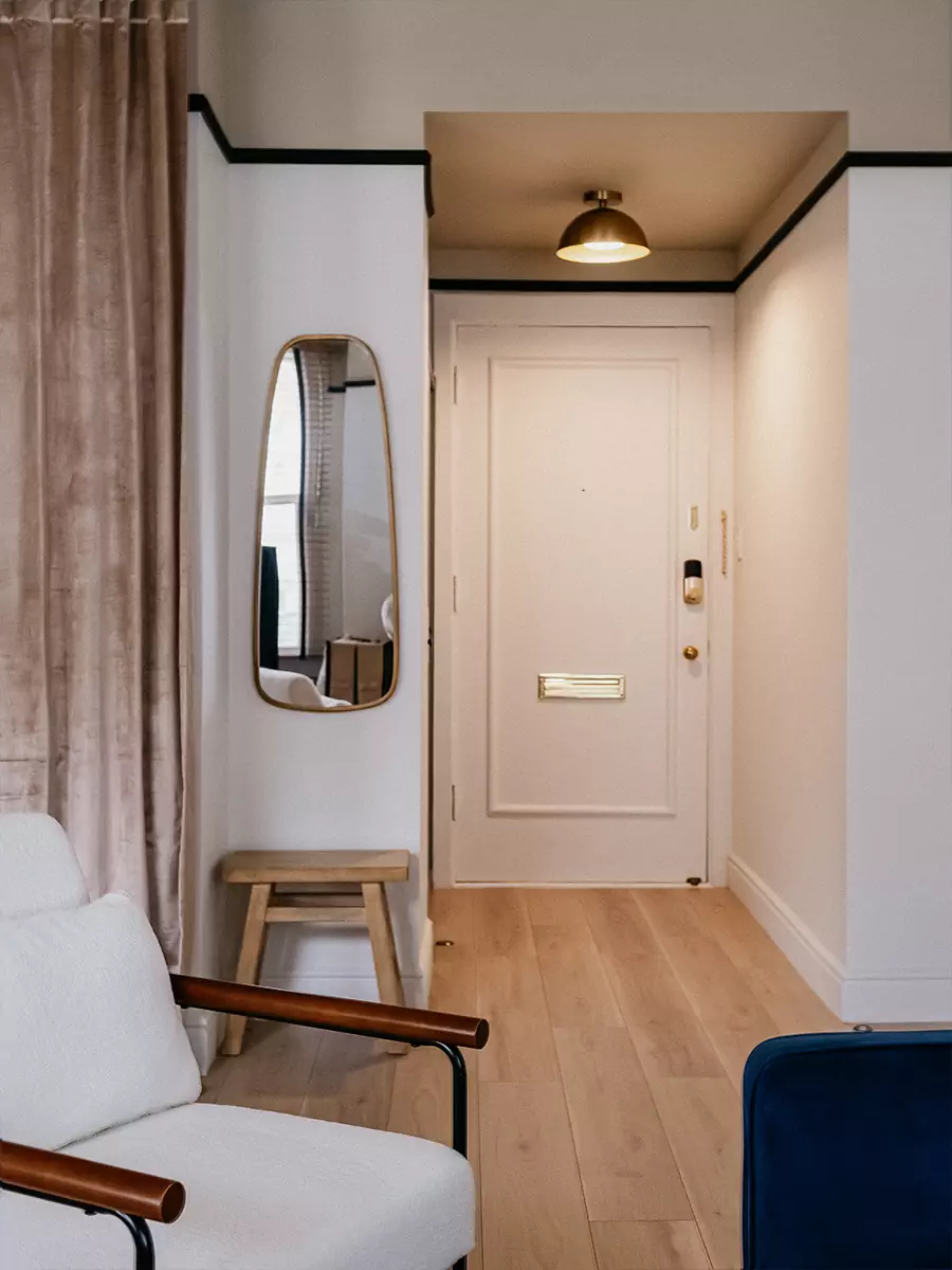 Теплый интерьер небольшой студии в солнечной Калифорнии — проект bravo.bureau