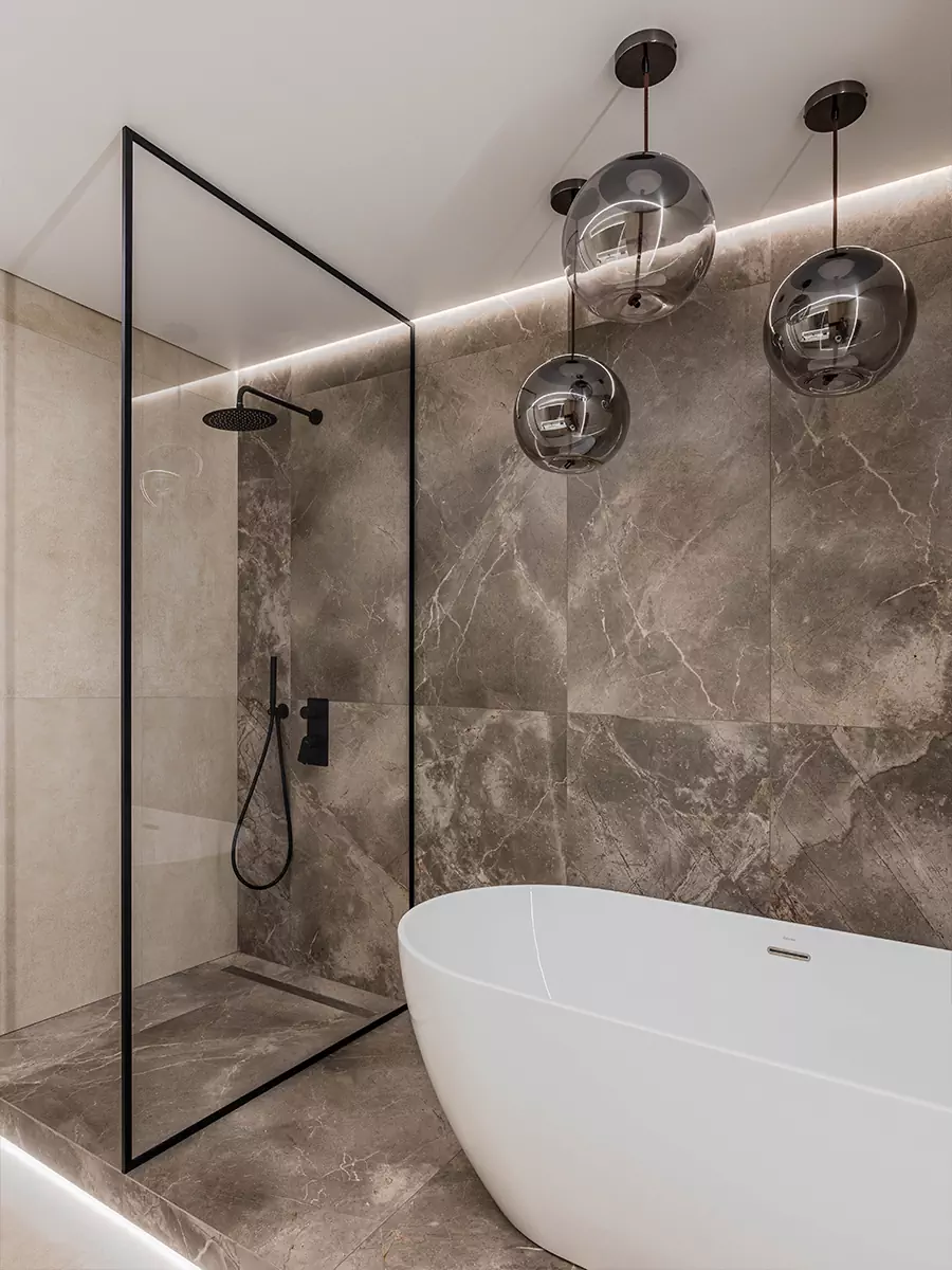 Оттенки осеннего леса в интерьере квартиры для семейной пары из Уфы — проект Алины Ганиевой