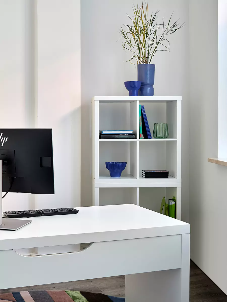 Фирменные цвета и паттерны в креативном интерьере офиса команды хореографического фестиваля — проект Екатерины Владимировой