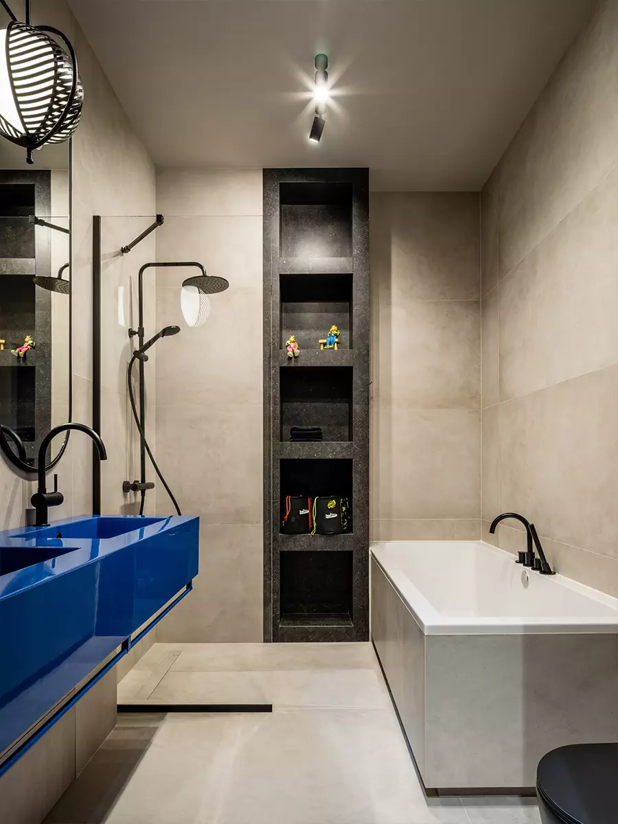 Нестандартный интерьер семейного дома с поэтажным зонированием — проект Инны Кулаченко