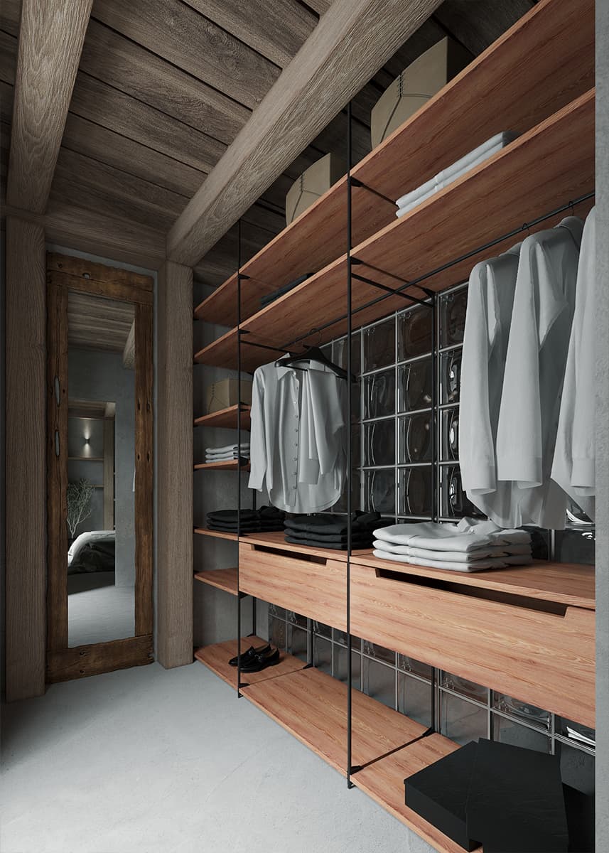 Брутальные фактуры и отсылки к модернизму в интерьере старинного парижского коттеджа — проект BRANCH STUDIO