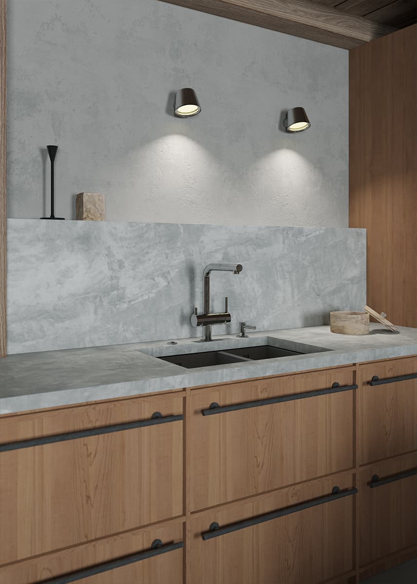 Брутальные фактуры и отсылки к модернизму в интерьере старинного парижского коттеджа — проект BRANCH STUDIO