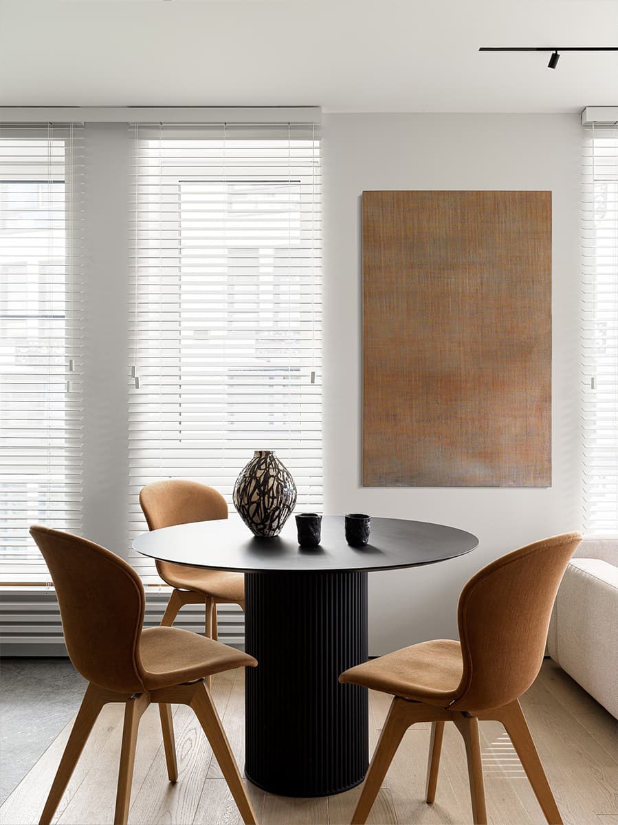 Гармоничный интерьер московской квартиры для семьи дизайнеров — проект студии ANGA PROJECT