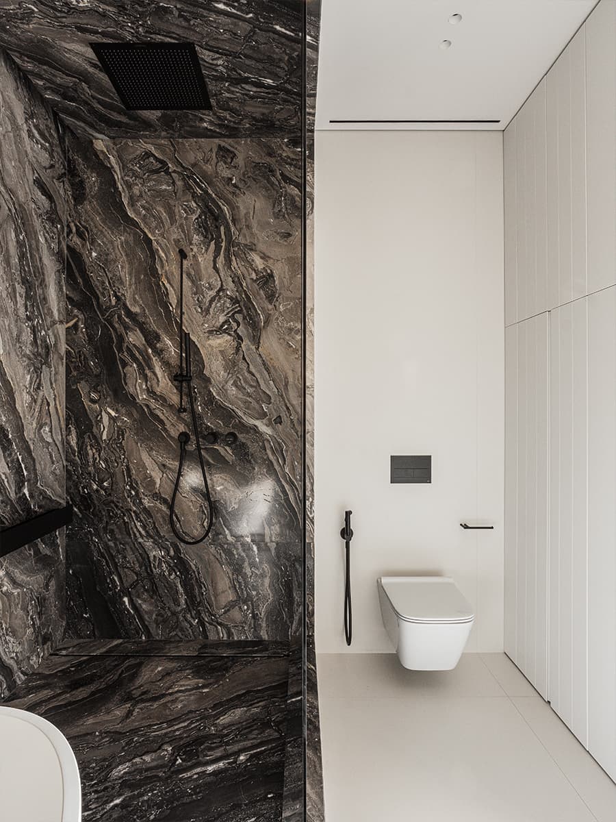 Цветные порталы, керамогранит и уютная лоджия в интерьере семейной квартиры в Воронеже — проект Екатерины Мищенко