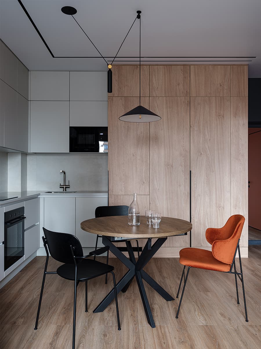 Акцентные детали в интерьере квартиры для деятеля кино — проект Марго Бабкиной