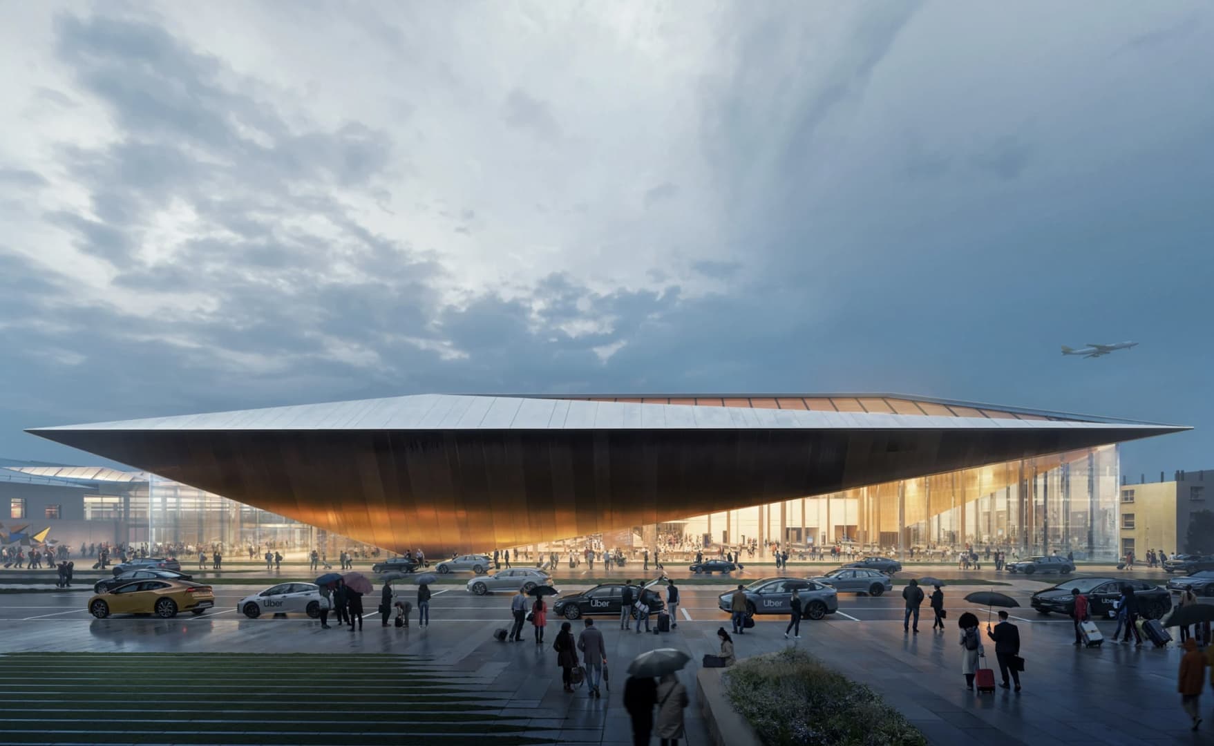 Zaha Hadid Architects построят терминал аэропорта в Вильнюсе по мотивам местного фольклора