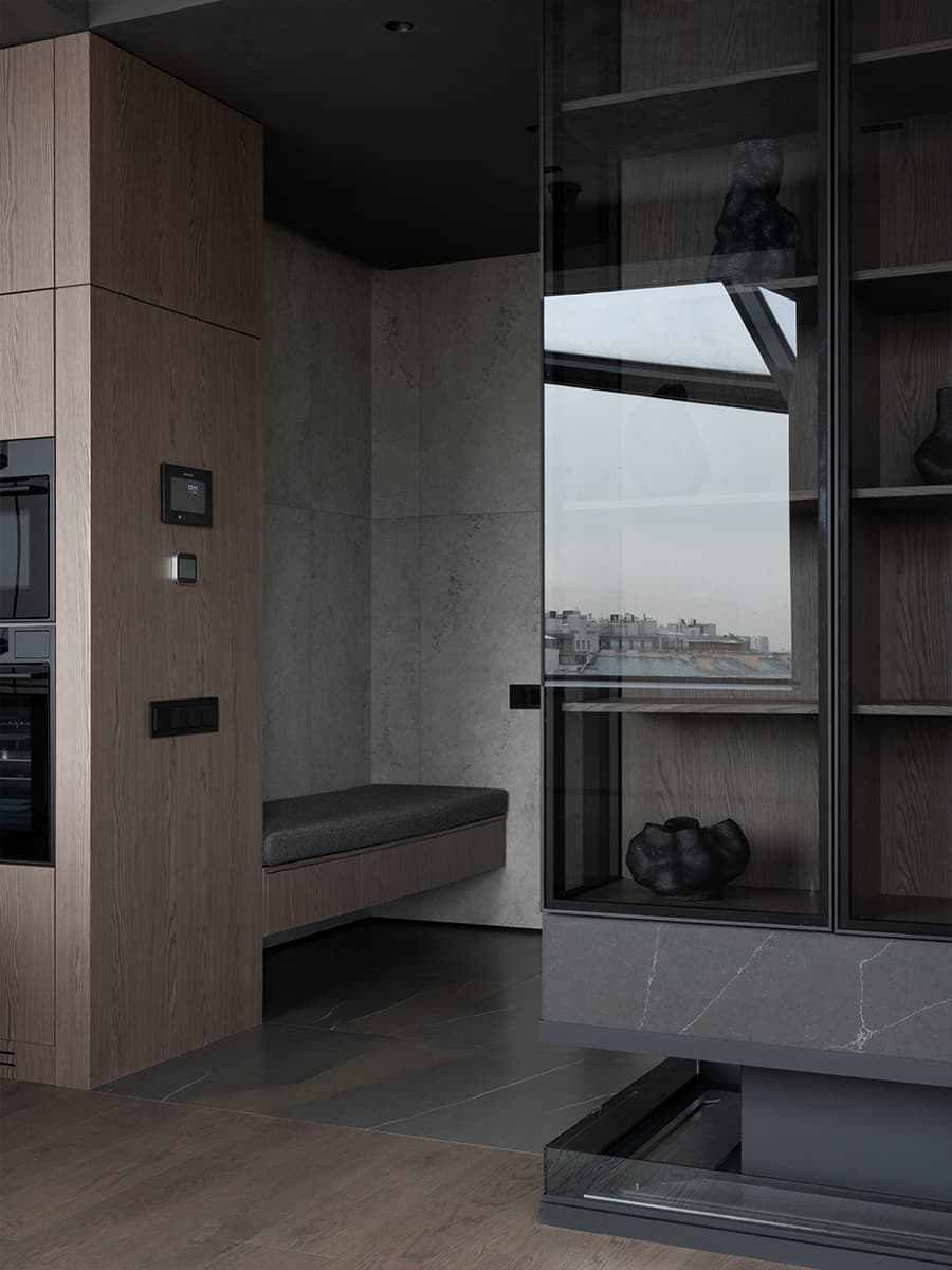 Двухуровневая квартира с полноценным мастер-этажом — проект студии дизайна «Сфера»